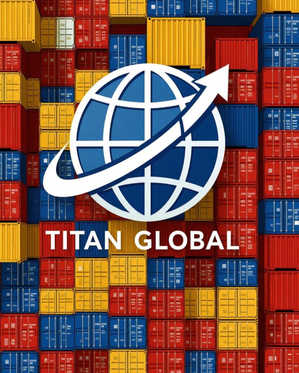 Titan Global globe and arrow logo